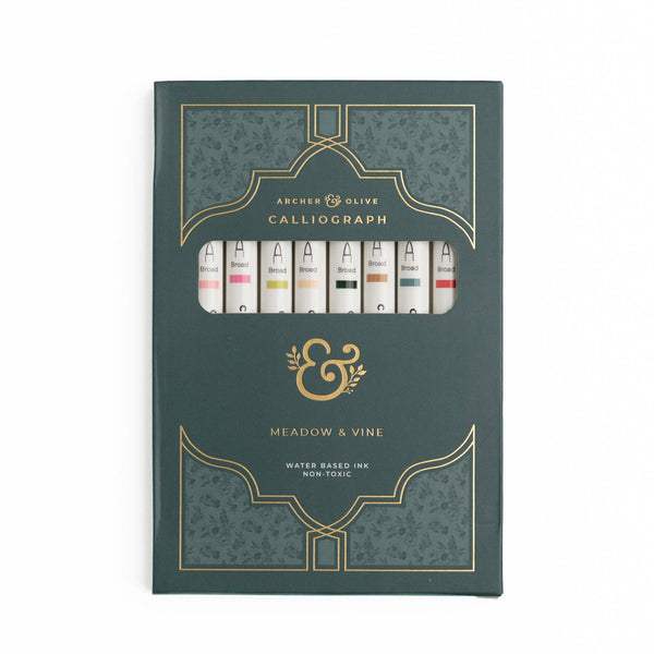 Meadow & Vine Set of 10 Calliograph Pens