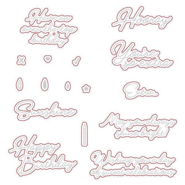 You're So Extra Coordinating Die Set