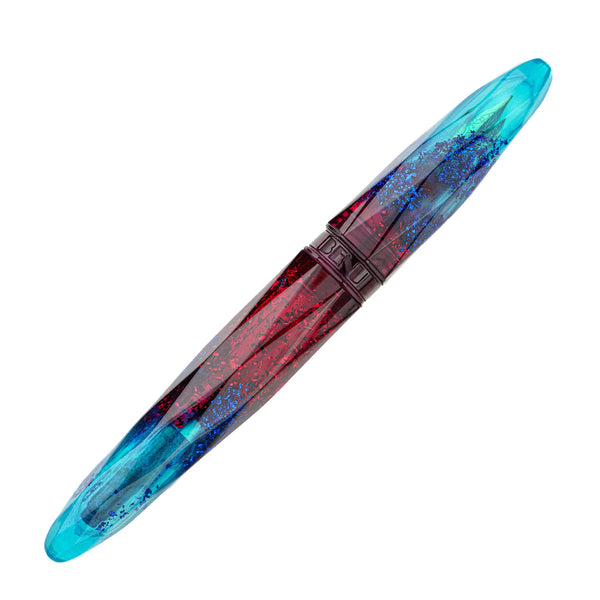 Fiery Azure Briolette Fountain Pen