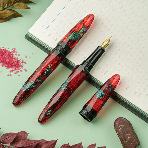 Ruby Forest Briolette Fountain Pen