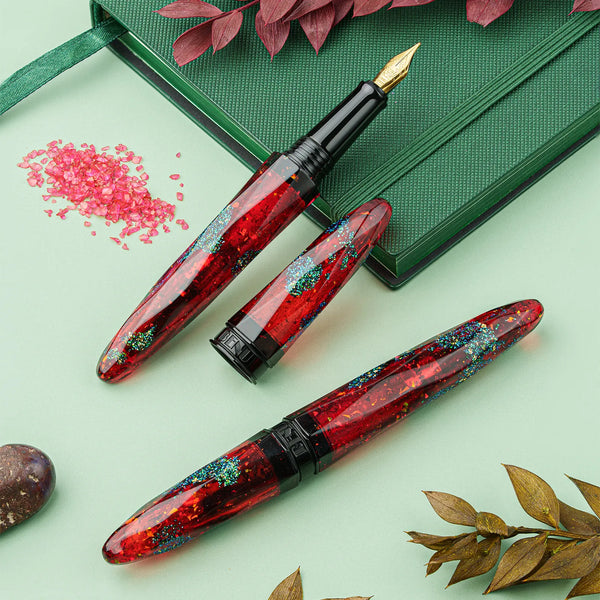 Ruby Forest Briolette Fountain Pen
