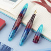 Fiery Azure Briolette Fountain Pen