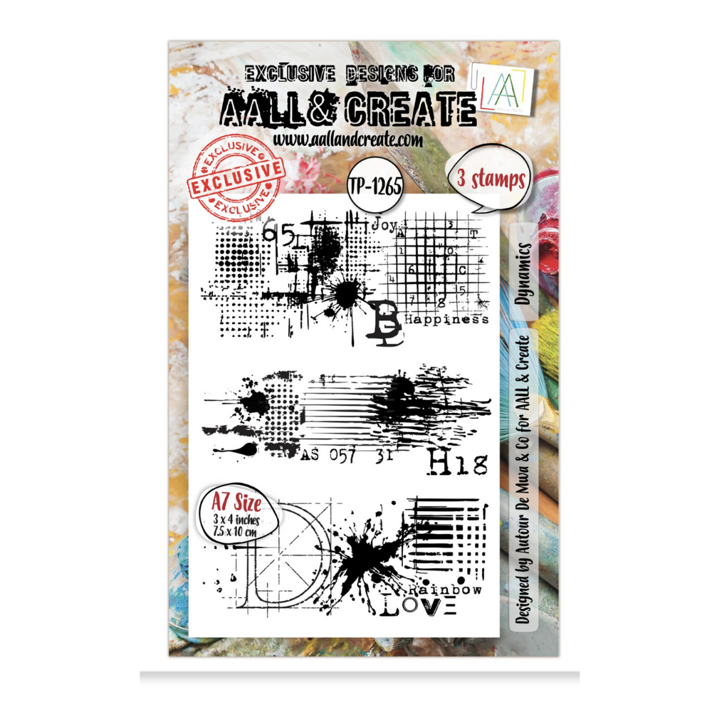 Dynamics A7 Clear Stamp Set No. 1265