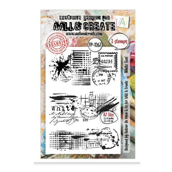 White Seal A7 Clear Stamp Set No. 1267