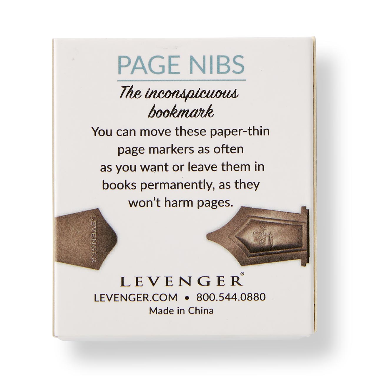 Gunmetal Page Nibs (set of 50)