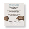 Gunmetal Page Nibs (set of 50)
