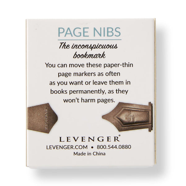 Gunmetal Page Nibs (set of 50)