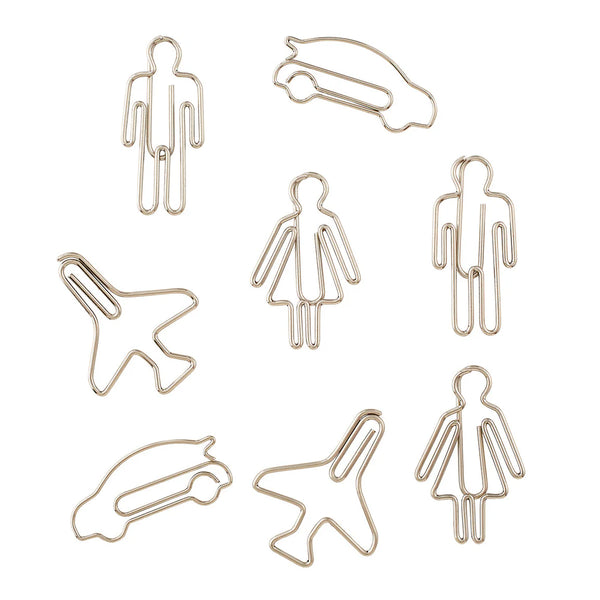 Fam Bam Travel Shaped Paperclips