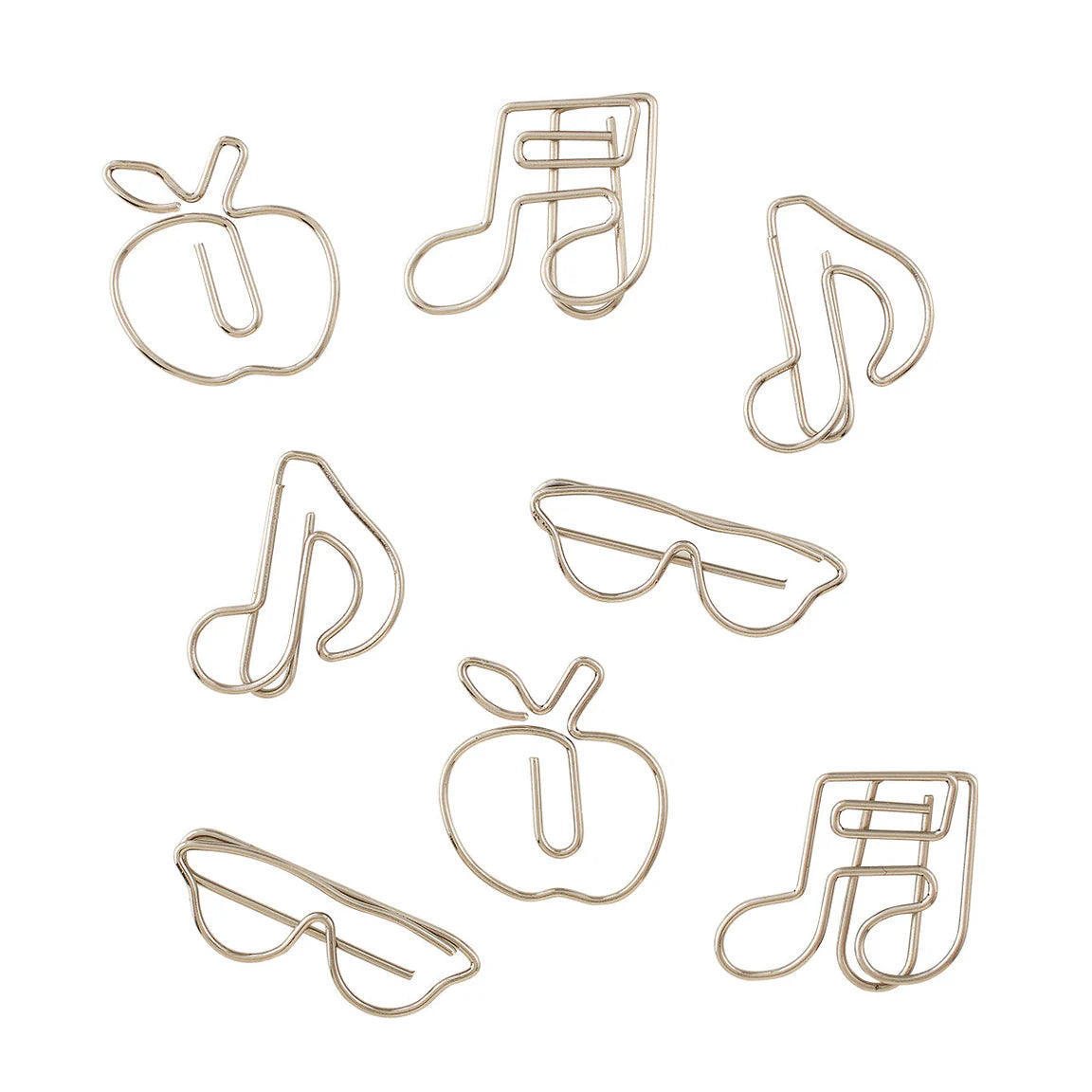 Cool Tune Music Shaped Paperclips