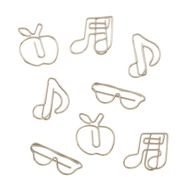 Cool Tune Music Shaped Paperclips
