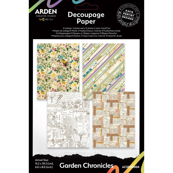 Garden Chronicles 6x8 Decoupage Paper