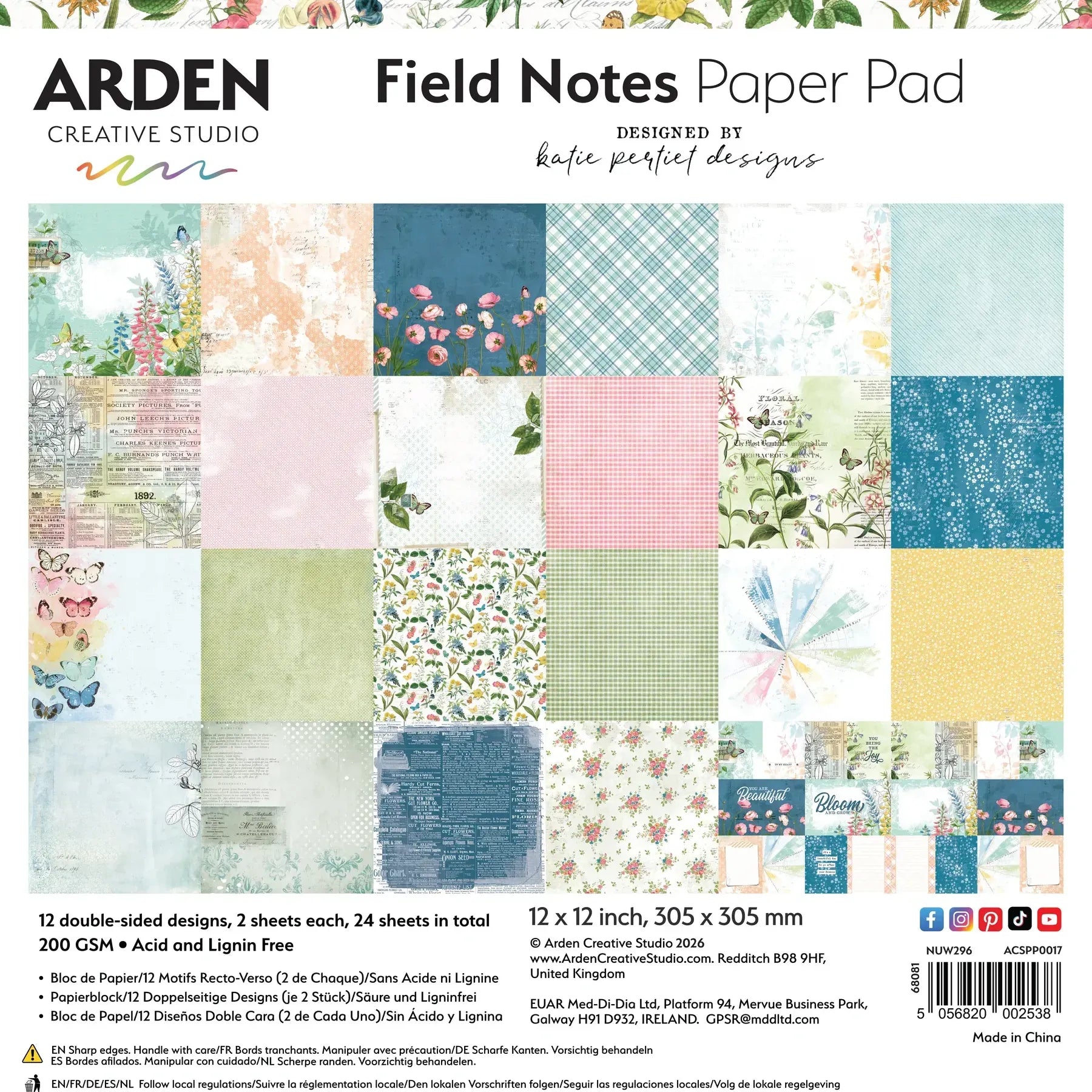 Field Notes 12x12 Paper Pad