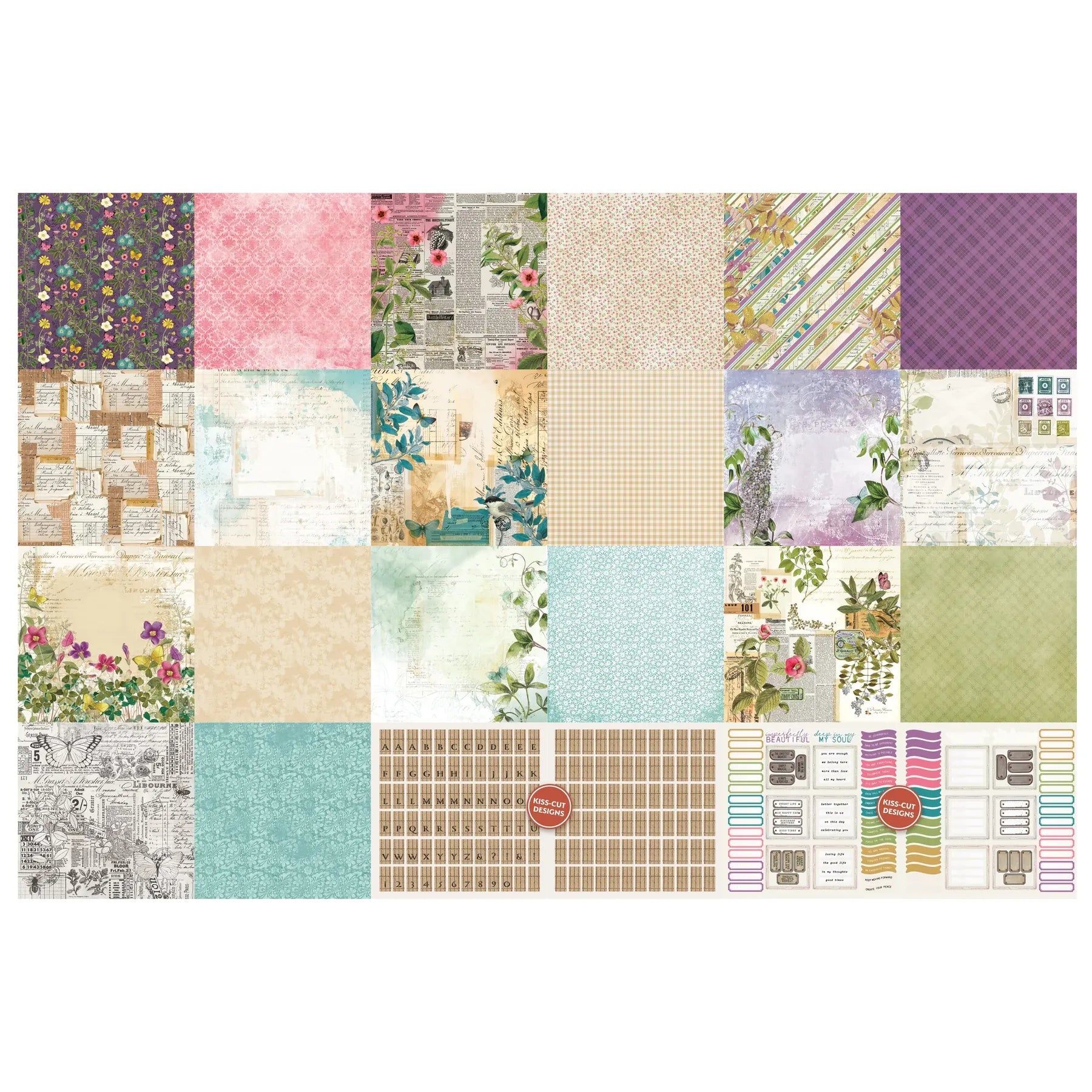 Garden Chronicles 12x12 Paper Pad