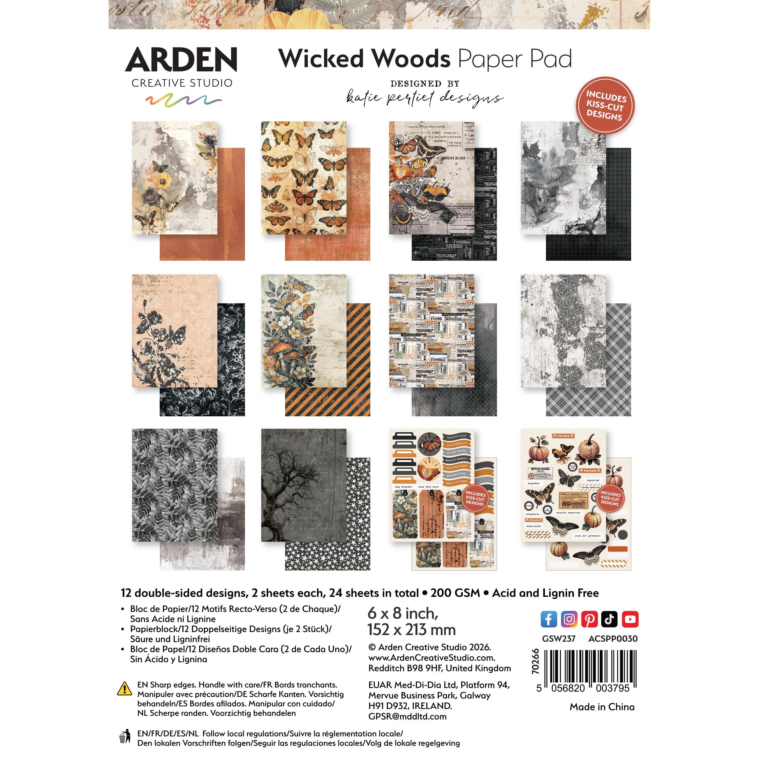 Wicked Woods 6x8 Paper Pad