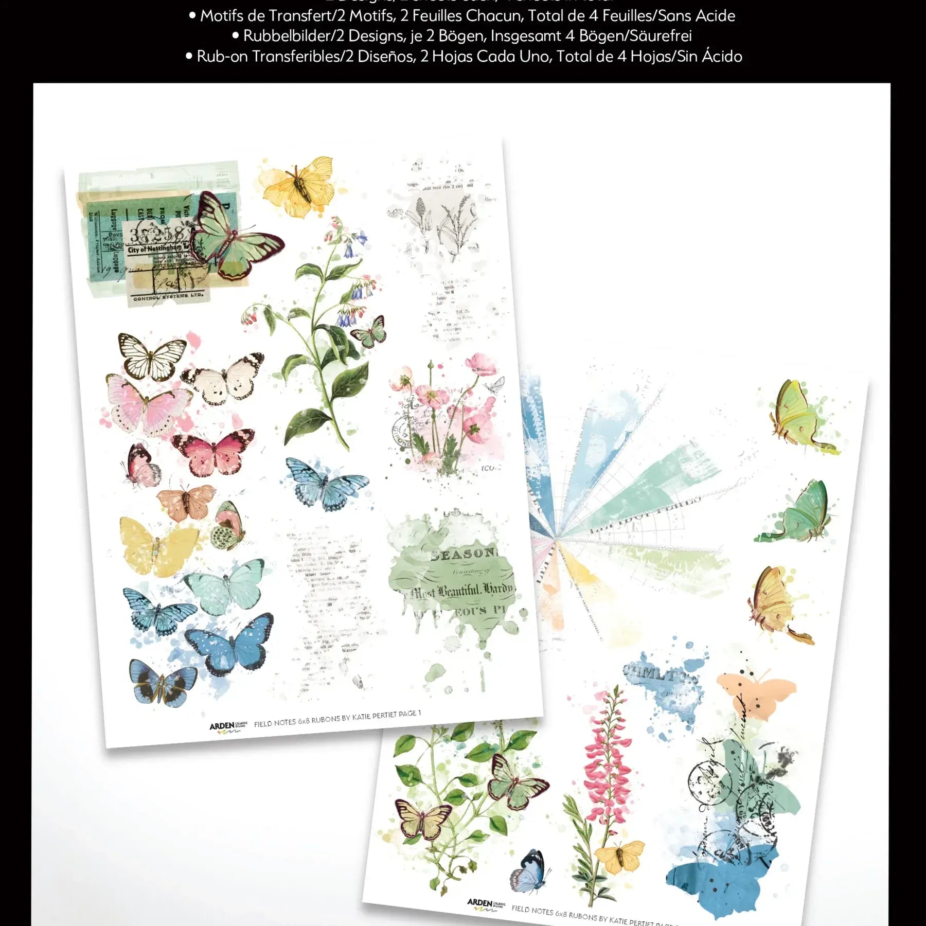 Field Notes Rub-on Transfer Set