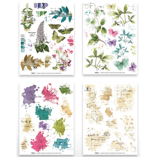 Garden Chronicles 6x8 Rub-on Transfer Set
