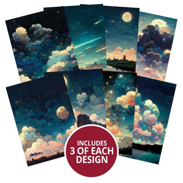 Dreamy Nights A4 Designer Cardstock Pack