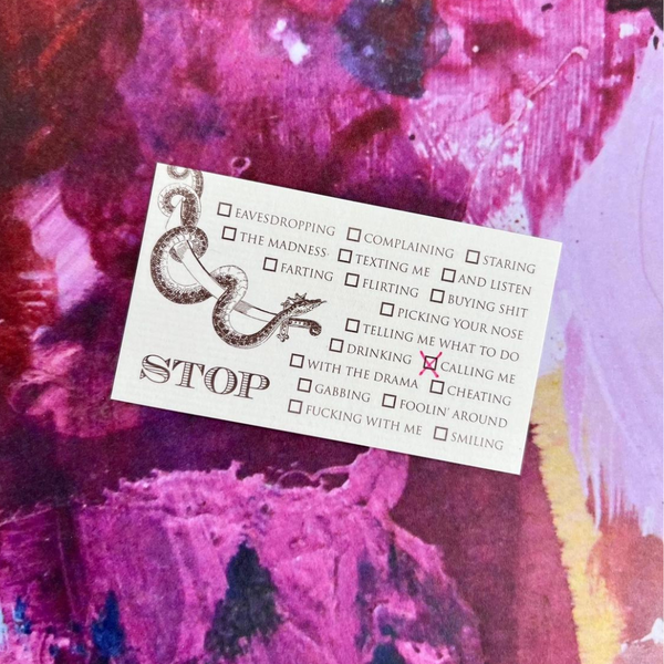 Stop Calling Cards