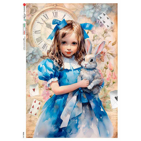 Alice in Wonderland A4 Rice Paper