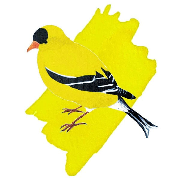 American Goldfinch Yellow Ink