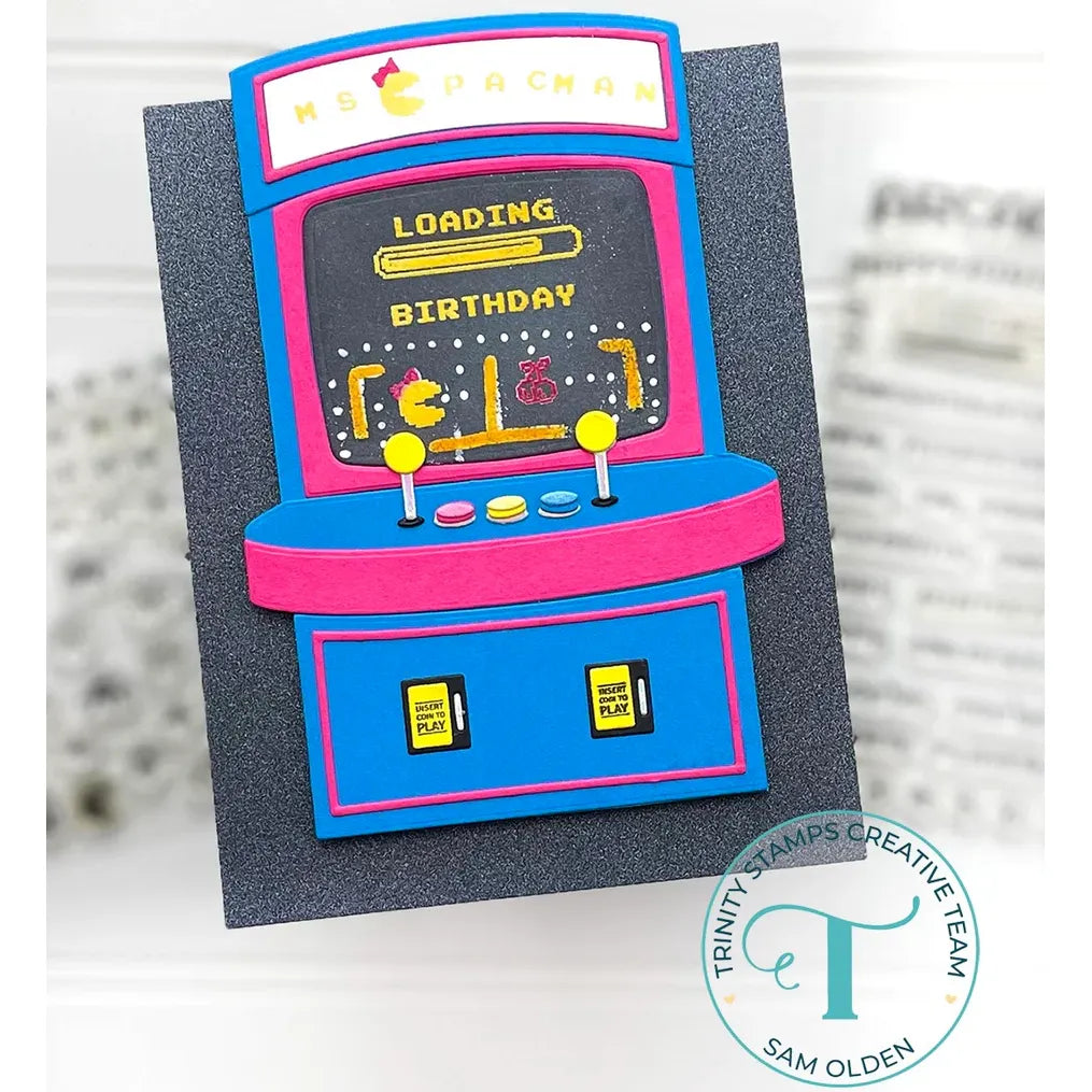 8-Bit Alphabet Stamp + Die Set