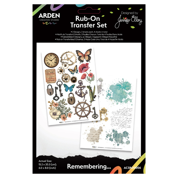 Remembering Rub-on Transfer Set | Jennifer Ellory
