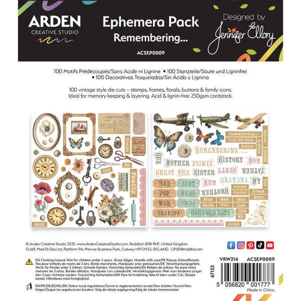 Remembering Ephemera Pack | Jennifer Ellory