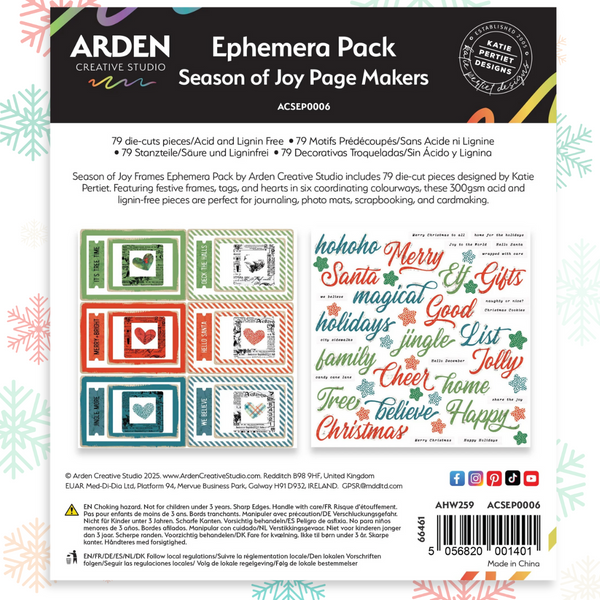 Season of Joy Page Makers Ephemera Pack
