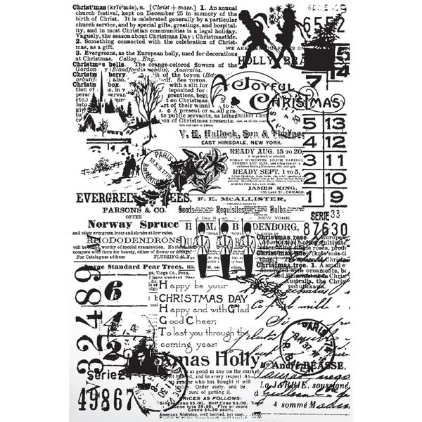 Season of Joy 4x6 Clear Background Stamp | Maker Series