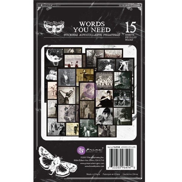 Words You Need Planner Sticker Pad {Art Daily}