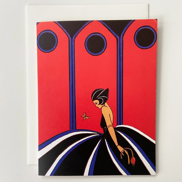 Art Deco Lady Card Set {clearance}