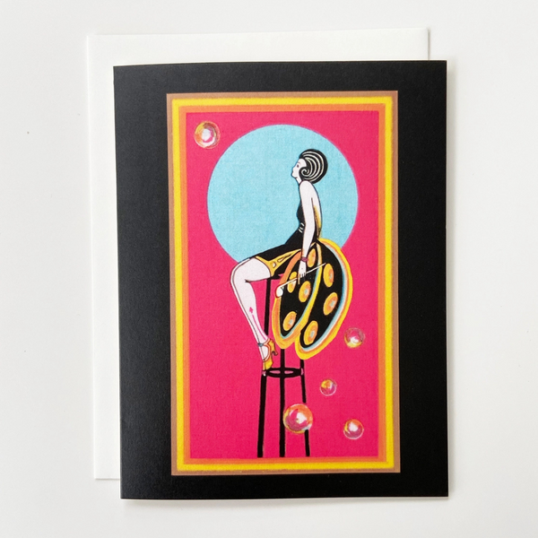 Art Deco Lady Card Set {clearance}