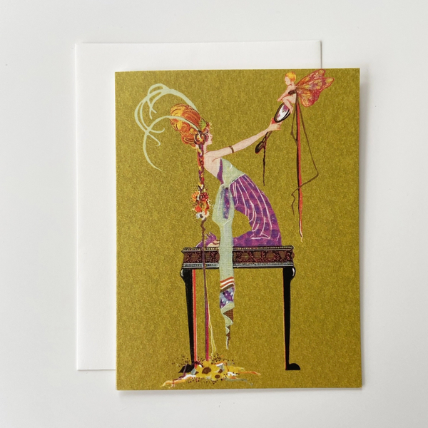 Art Deco Lady Card Set {clearance}