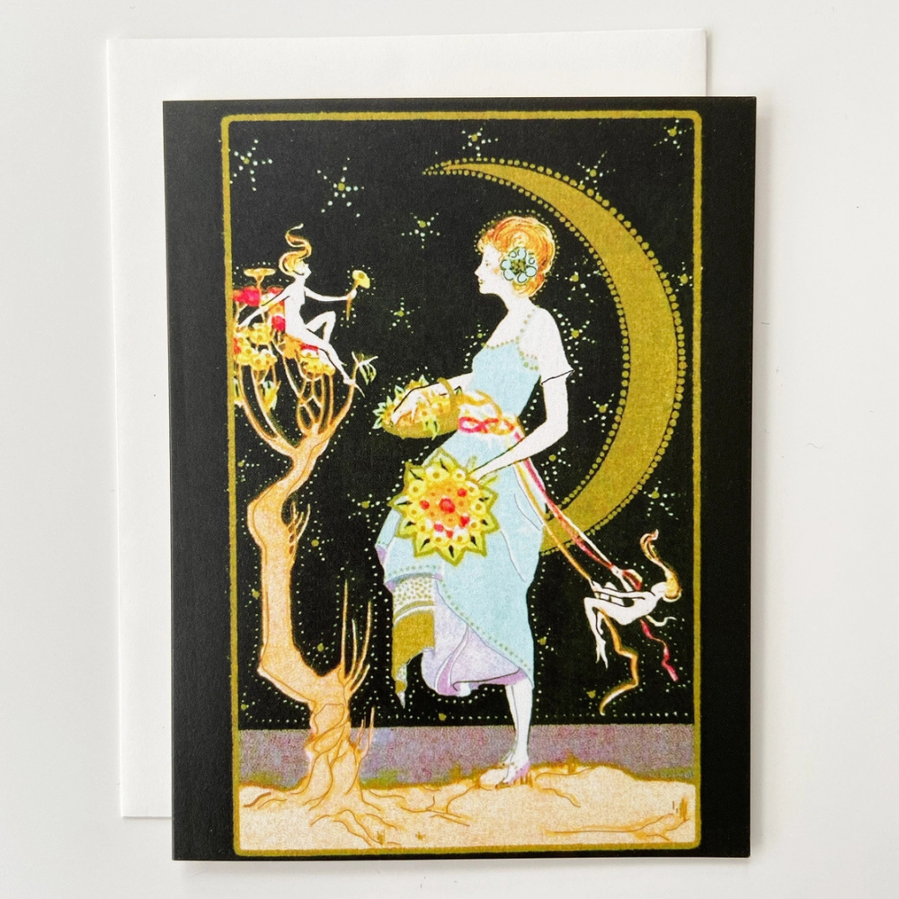 Art Deco Lady Card Set {clearance}