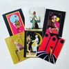 Art Deco Lady Card Set {clearance}