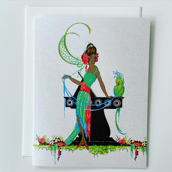 Art Deco Lady Card Set {clearance}