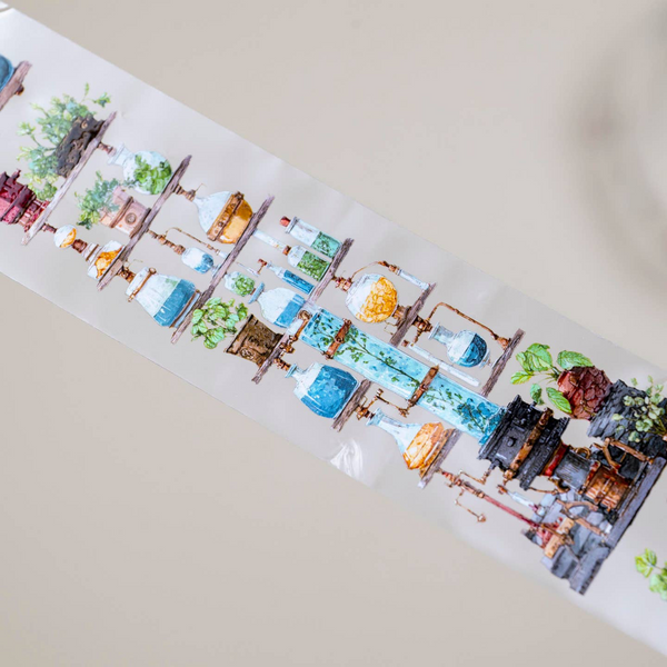 The Alchemist’s Shelf Transparent Continuous pet Tape