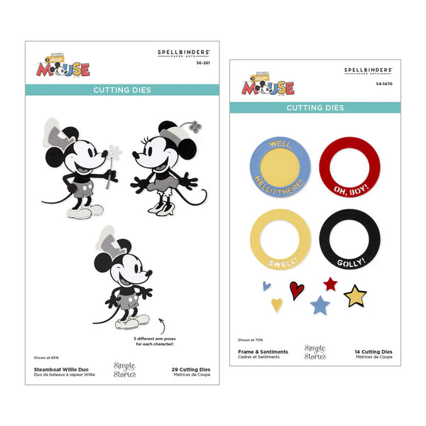 Say Cheese Classic Mouse Character Die Bundle | Classic Mouse