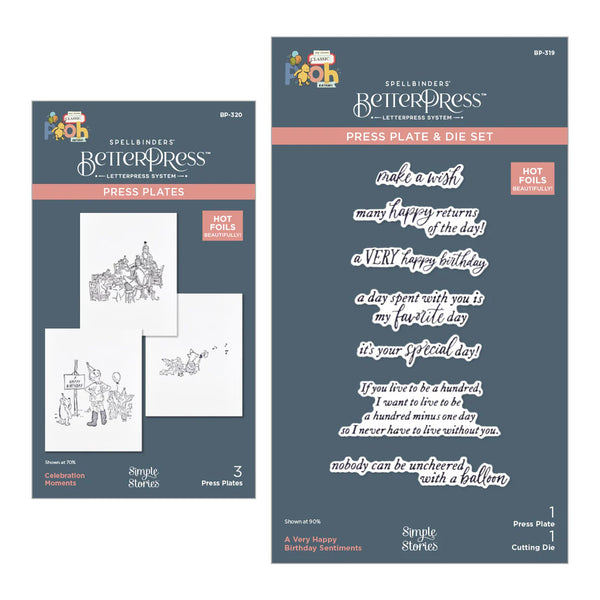 Classic Pooh Birthday BetterPress Bundle