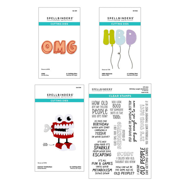 Aged to Perfection Dies + Stamp + Press Plate Bundle {Crafter's Home Exclusive}