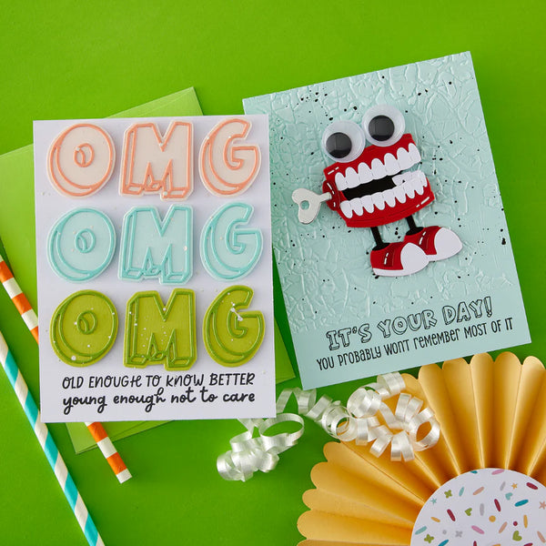 Aged to Perfection Dies + Stamp + Press Plate Bundle {Crafter's Home Exclusive}