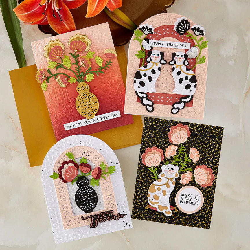 {coming soon!} Regal Reflections Dies, 3D Folder and Stamp Bundle