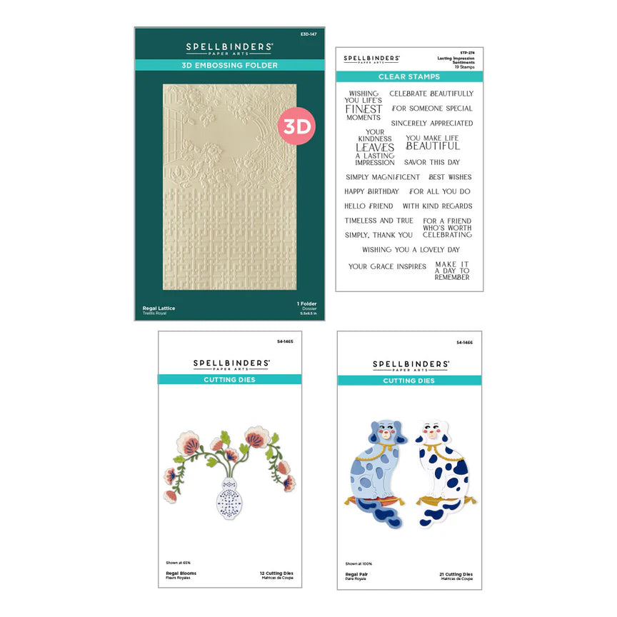 {coming soon!} Regal Reflections Dies, 3D Folder and Stamp Bundle