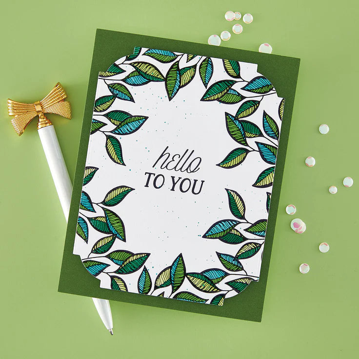 Brighten Foliage Press Plates & Stencil | BetterPress Society {May 2026}