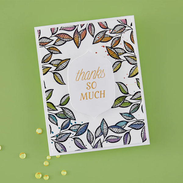 Brighten Foliage Press Plates & Stencil | BetterPress Society {May 2026}