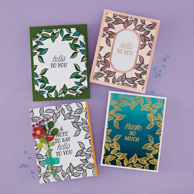 Brighten Foliage Press Plates & Stencil | BetterPress Society {May 2026}
