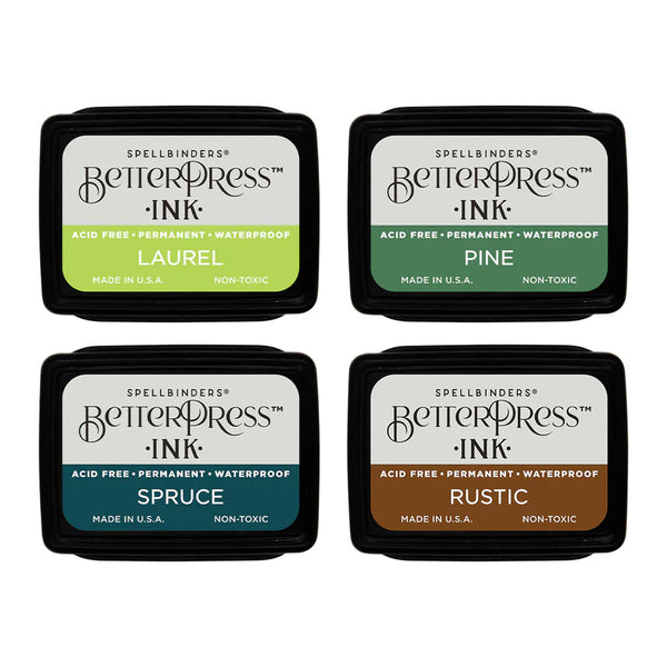 Woodlands Betterpress Ink Mini Set