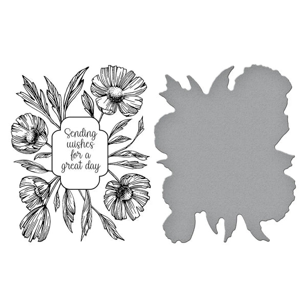 Anemone Frame Press Plate + Die Set | Betterpress Society Exclusive {March 2024}