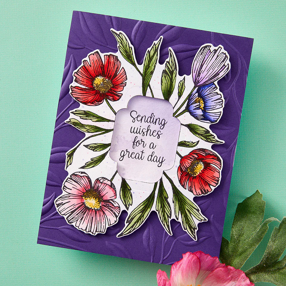 Anemone Frame Press Plate + Die Set | Betterpress Society Exclusive {March 2024}