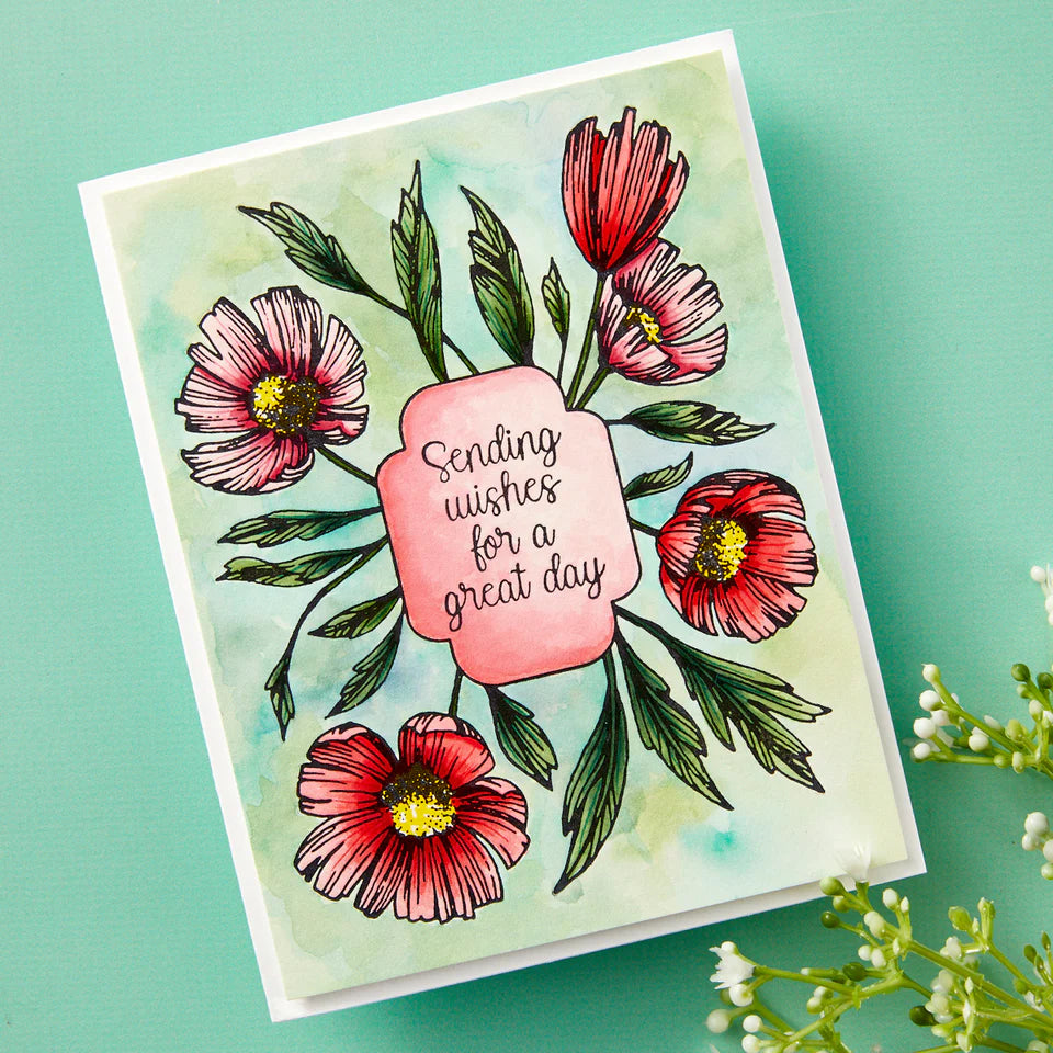 Anemone Frame Press Plate + Die Set | Betterpress Society Exclusive {March 2024}